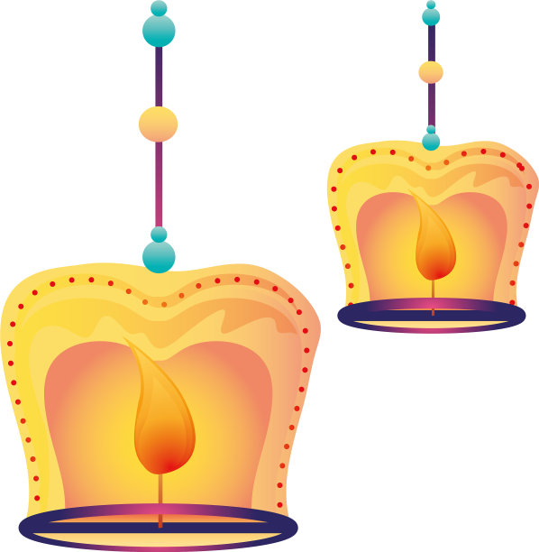 节日的烛光在白色的火焰图片下载