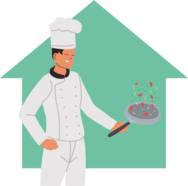 专业厨师在家做饭图片下载