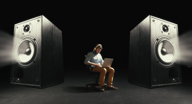 动力声的概念。图片下载