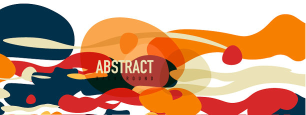 时尚的液体风格塑造抽象设计图片下载