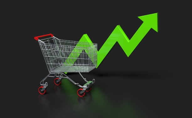 不断增长的家庭消费- 3D渲染图片下载