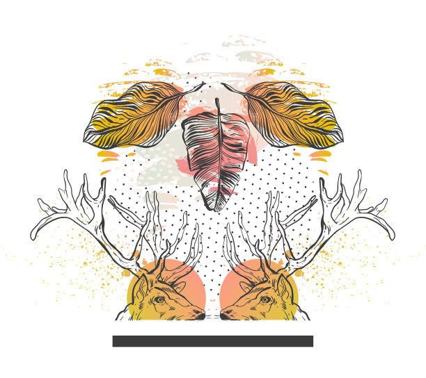 手绘抽象纹理图形图片下载