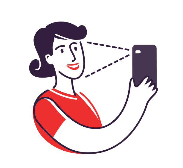 验证认证符号生物计量图片下载