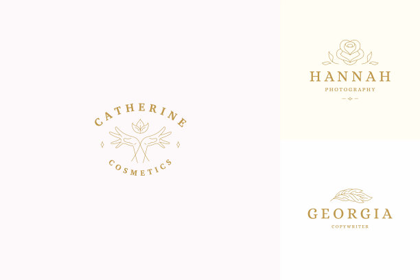 线标志标志设计模板集图片下载