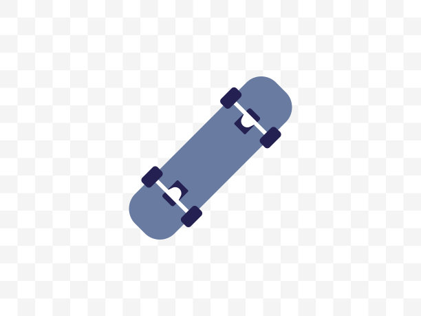 滑板图标平坦图片下载