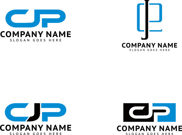 字母CJP logo模板设计图片下载