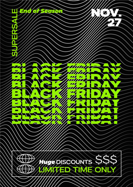 黑色星期五字体，横幅海报或剥皮者图片下载