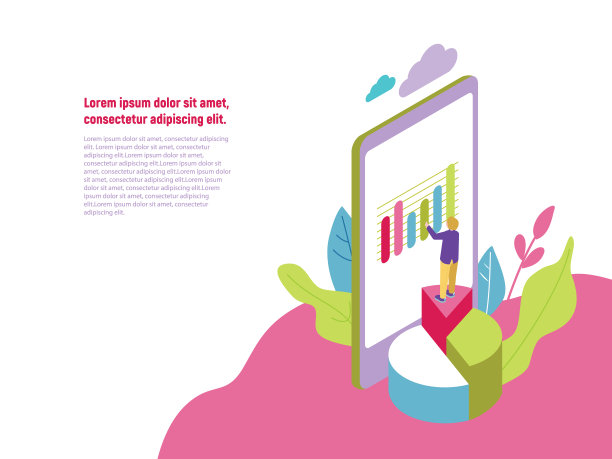 在等距视图中的业务项目和工作流。图片下载