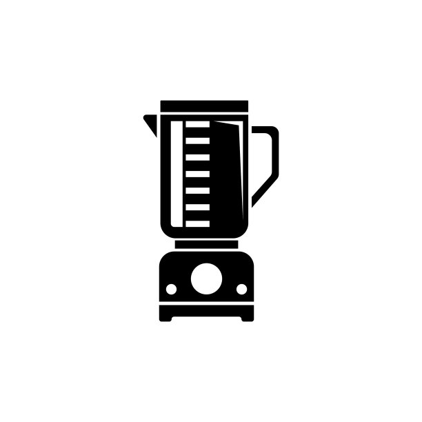 手动电动搅拌机厨房设备平面图标图片下载