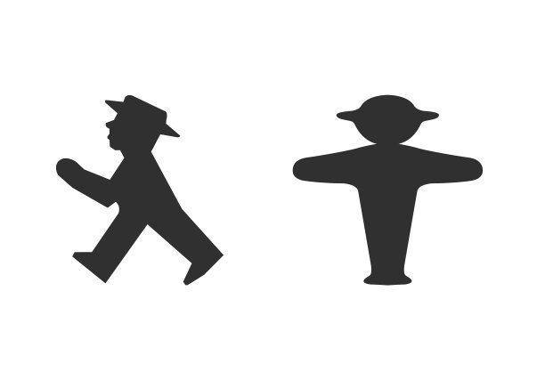 柏林的交通信号灯图片下载