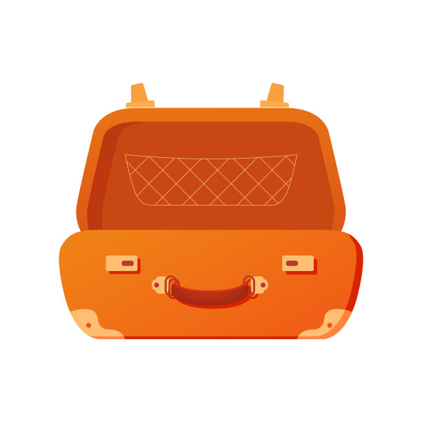 旧的打开手提箱在白色孤立的背景图片下载