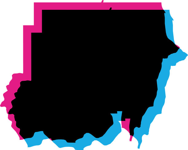 苏丹国家轮廓图片下载