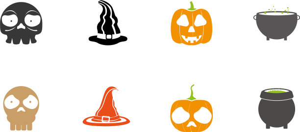 万圣节设置图标图片下载