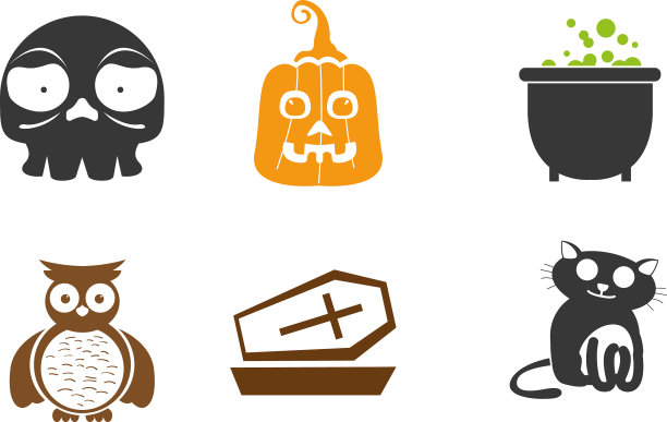万圣节设置图标图片下载