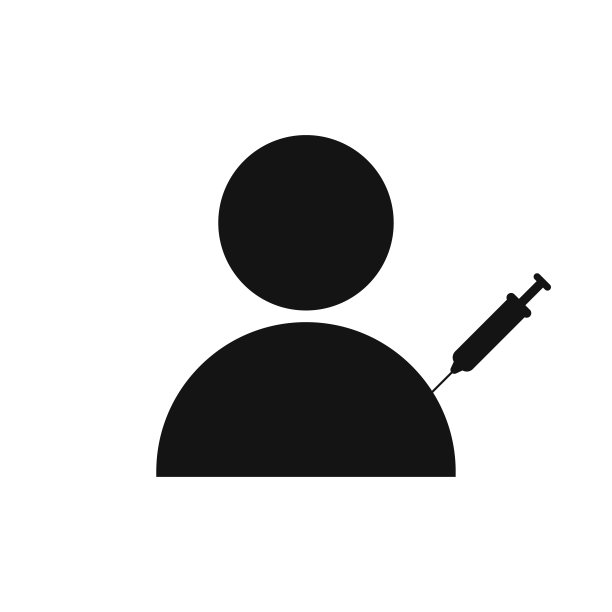 冠状病毒疫苗图标。注射冠状病毒的注射器。抗击新冠肺炎的理念。矢量图图片下载