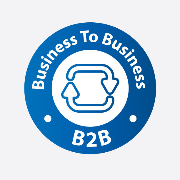 B2B企业对企业印章图标图片下载