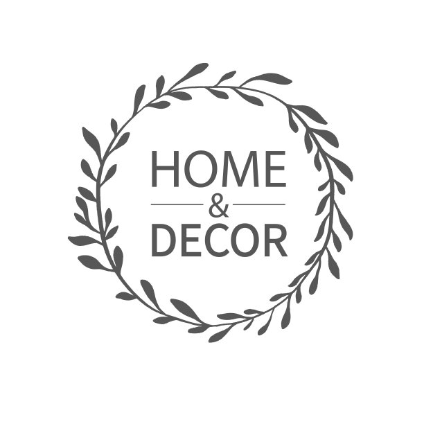 家居装饰-手绘书法和刻字在一个圆形装饰花圈。图片下载