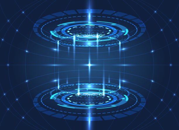 数字未来空旷舞台图片下载