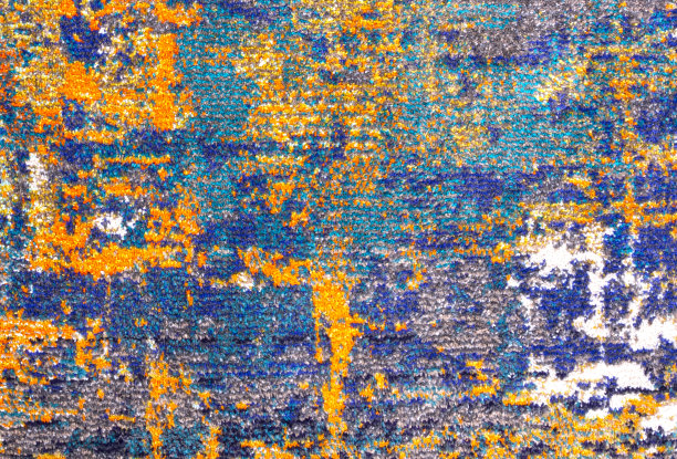 现代彩色地毯孤立特写-全框架图片下载