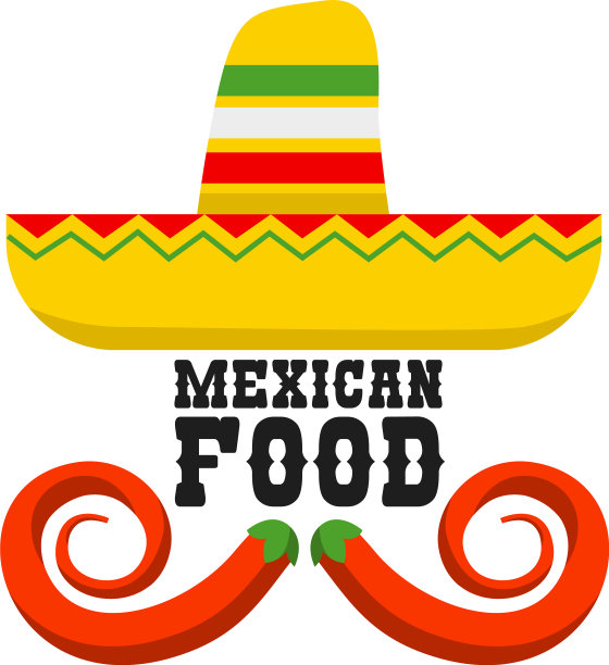 墨西哥食物帽和辣椒墨西哥图片下载