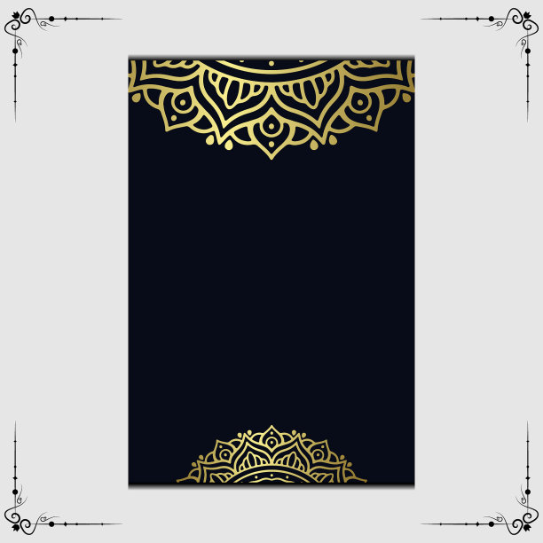 曼荼罗模板商务名片传单横幅图片下载