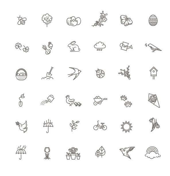 设置大纲图标春季图片下载