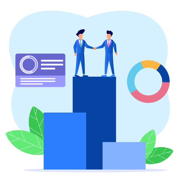 图形卡通人物创业图片下载