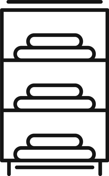 房间架子图标轮廓风格图片下载