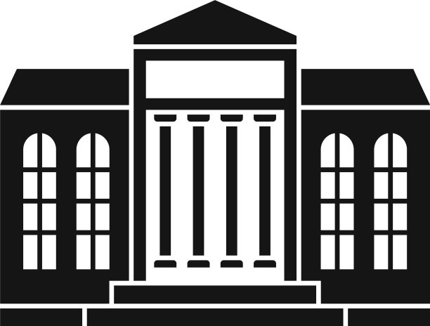 老剧院图标简单的风格图片下载