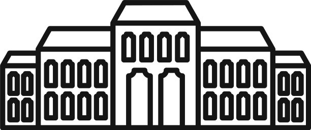 舞蹈剧场图标轮廓风格图片下载