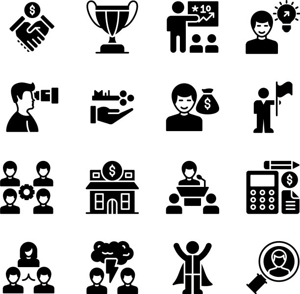 企业发展图标图片下载