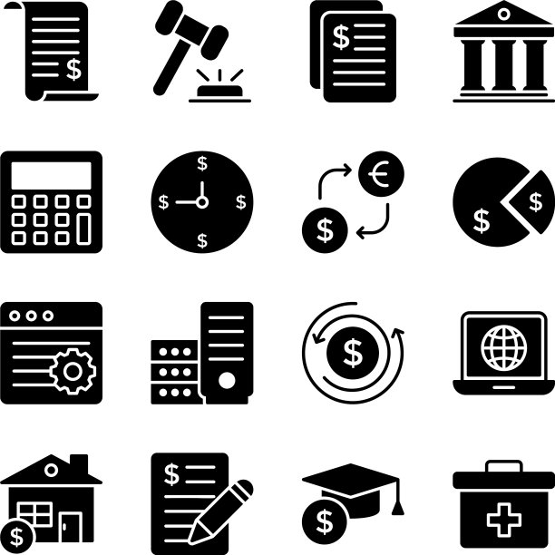 金融科技图标图片下载