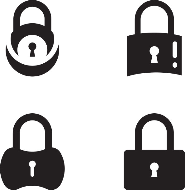 挂锁图标图标图片下载
