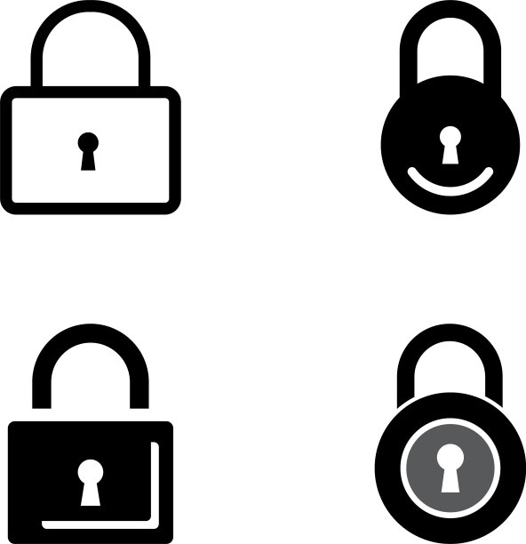 挂锁图标图标图片下载