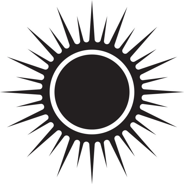 太阳标志图片下载