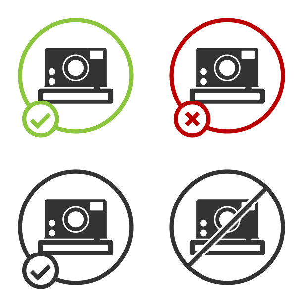 黑色照片相机图标孤立在白色图片下载