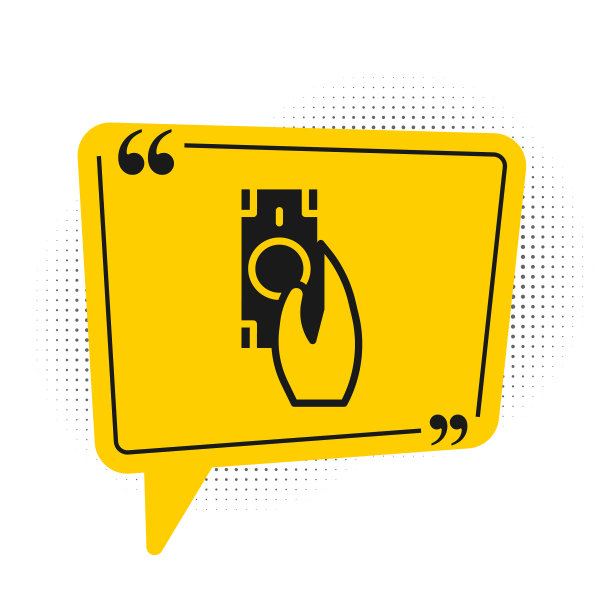 黑色快速付款图标孤立在白色图片下载