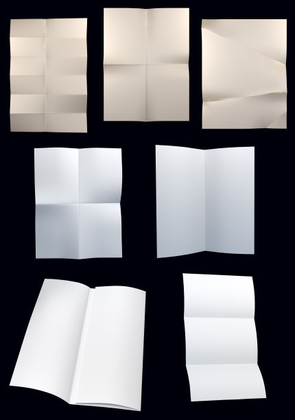 一张折好的纸套图片下载