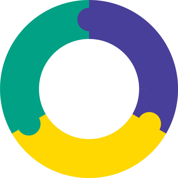 分段圆从2到20部分圆图片下载