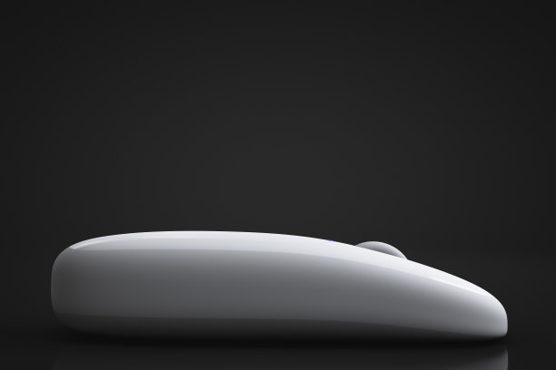 电脑无线鼠标特写。副本的空间。图片下载