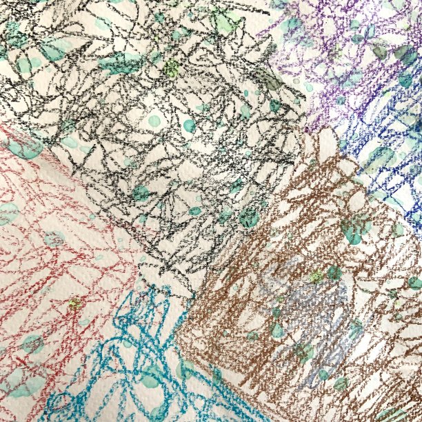 蜡笔涂鸦丙烯颜料飞溅背景图片下载