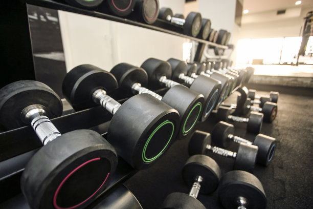 健身房的举重图片下载
