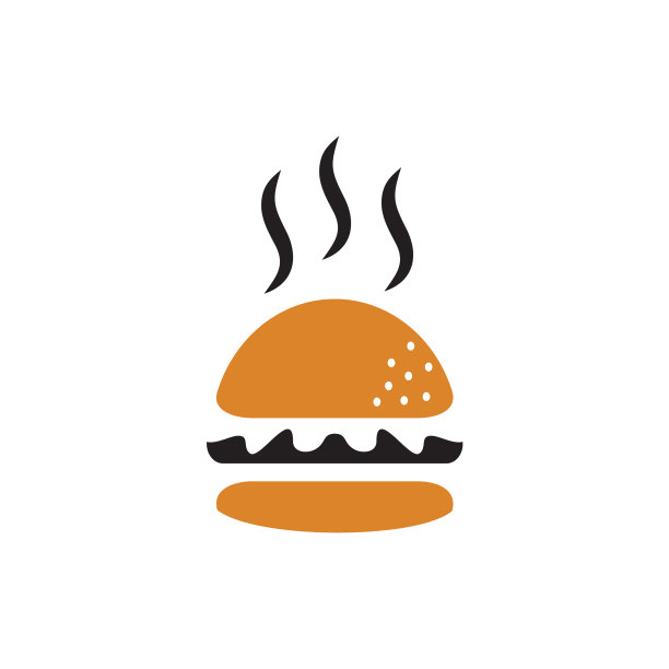 汉堡公司标识设计模板图片下载