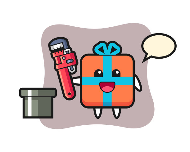 角色礼品盒作为一个水管工图片下载