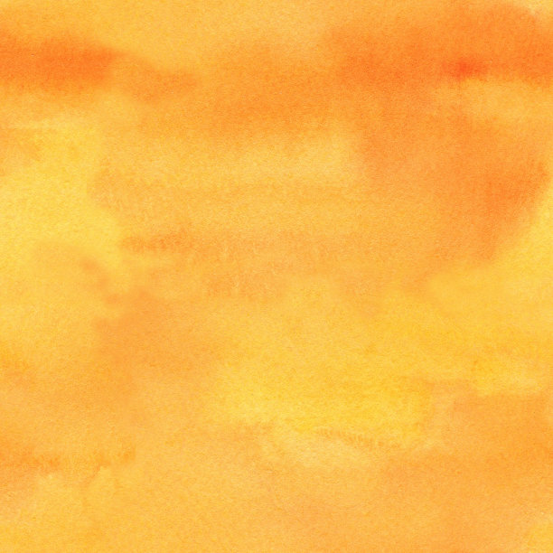 无缝图案水彩抽象桔黄色背景，纹理纸。手绘特写插图模板设计，封面，社交媒体，太阳，火符号图片下载