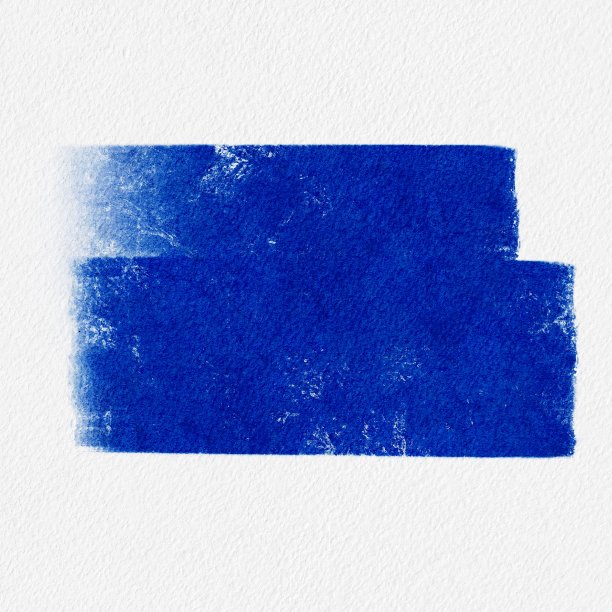 手绘水彩彩色蓝色笔刷描边背景图片下载