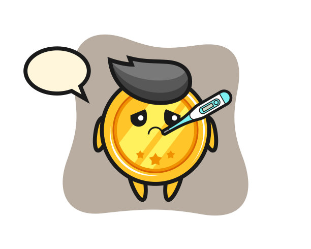 奖牌吉祥物人物发烧图片下载