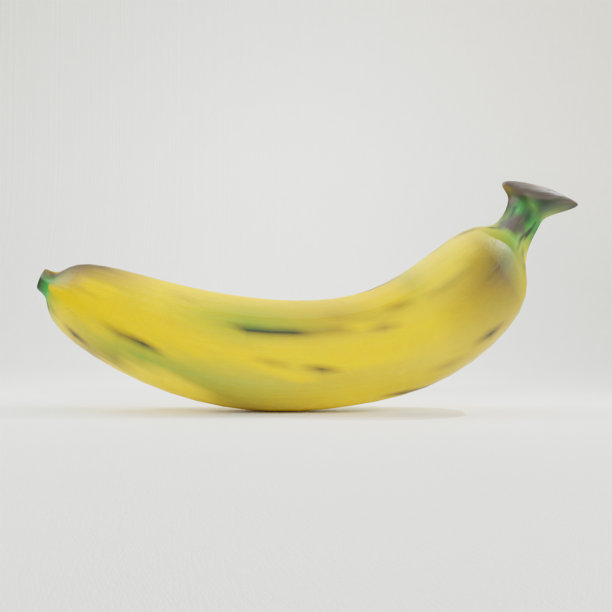 独自黄色的香蕉图片下载