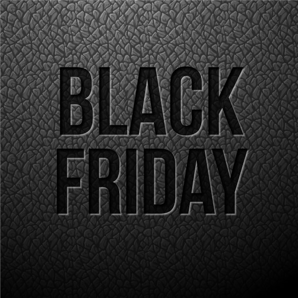 黑色星期五写在黑色皮革背景上图片下载