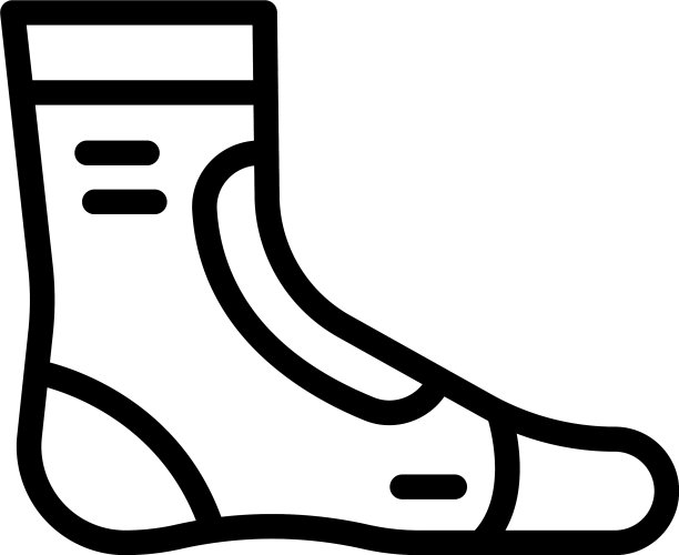 包扎脚图标轮廓风格图片下载